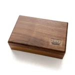 Custom Wooden Jewelry Box with Antique Brass Inlay – Solid Black Walnut Keepsake Box for Special Occasions - Image 10