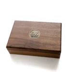 Personalized Black Walnut Jewelry Box with Antique Brass Inlay – Custom Keepsake for Weddings, Anniversaries & Birthdays - Image 8