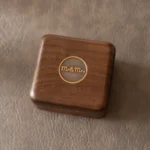 Personalized Black Walnut Music Box – Custom Brass Inlay, Heirloom-Quality Wind-Up Keepsake - Image 3