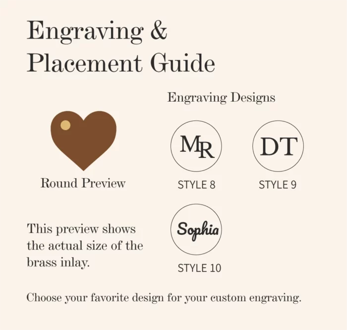 Folding Heart Wooden Ring Box with Custom Brass Monogram – Solid Black Walnut Pocket Gift - Image 5