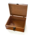 Wooden Keepsake Box with Lock – Personalized Vintage Pine Memory Box for Wedding, Baby & Anniversary - Image 5