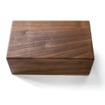 Black Walnut Keepsake Box with Lid – Personalized Memory Box for Wedding, Baby & Anniversary - Image 10