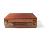 Wooden Keepsake Box with Lock & Handle – Personalized Pine Memory Box for Wedding, Baby & Travel - Image 12