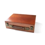 Wooden Keepsake Box with Lock & Handle – Personalized Pine Memory Box for Wedding, Baby & Travel - Image 5