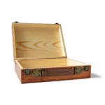 Wooden Keepsake Box with Lock & Handle – Personalized Pine Memory Box for Wedding, Baby & Travel - Image 13