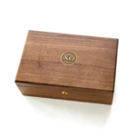 Large Black Walnut Keepsake Box with Lock – Personalized Memory Box for Wedding, Anniversary, Baby Gifts - Image 8