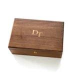 Large Black Walnut Keepsake Box with Lock – Personalized Memory Box for Wedding, Anniversary, Baby Gifts - Image 4