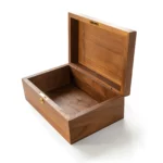 Large Black Walnut Keepsake Box with Lock – Personalized Memory Box for Wedding, Anniversary, Baby Gifts - Image 5